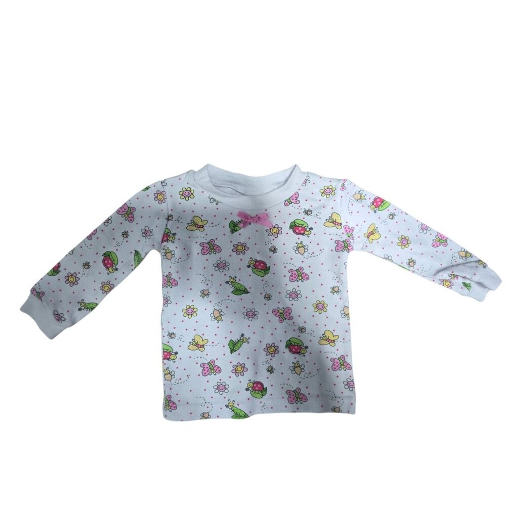 Vintage Little Lindsey 12M Butterfly Insect T-shirt